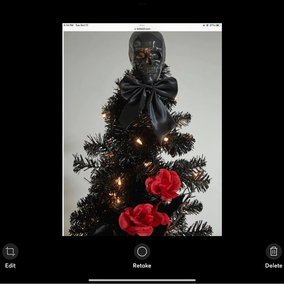 NWT SKELLA WASTED TREE TOPPER - Picture 4 of 8